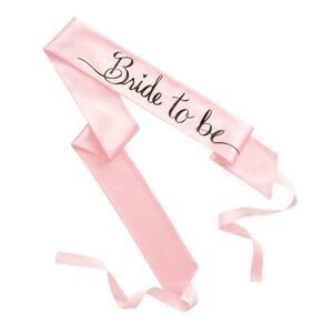 "Bride to be" Sash - Pink / bachelorette parties /  BRAND NEW